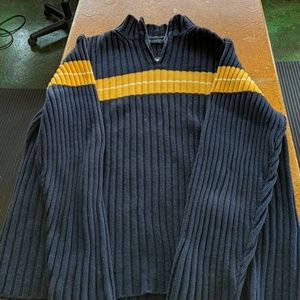 Navy and yellow John Ashford sweater XL